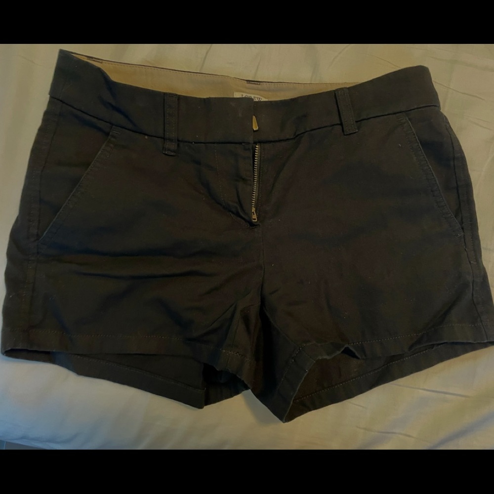 J Crew Black Shorts 3 1/2” inseam Sz 0 Never worn